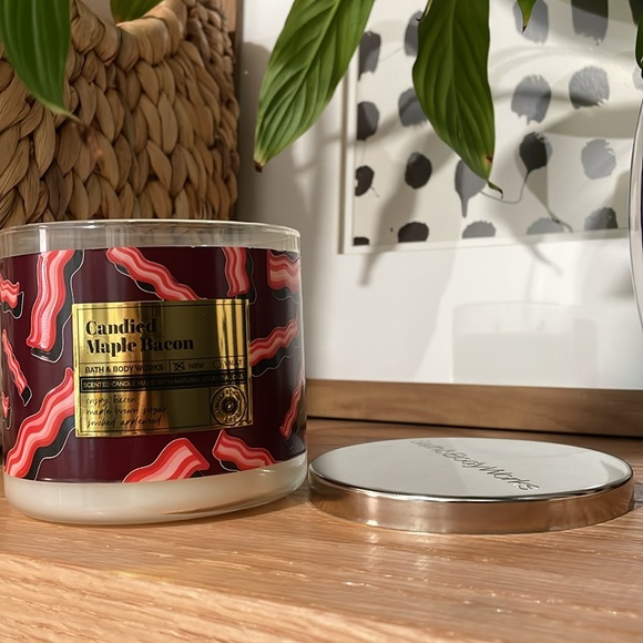 Bath & Body Works Other - [ Bath & Body Works CANDIED MAPLE BACON 🥓 3 Wick Candle ] 14.5oz